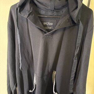 Galaxy by Harvic henley style pullover hoodie